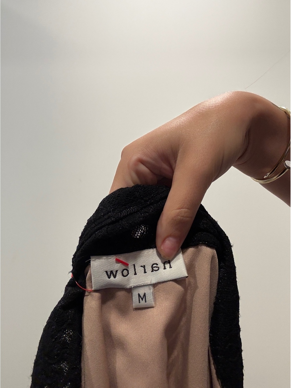 Wolford Black Floral Lace Button-Up Top - Picture 5 of 5
